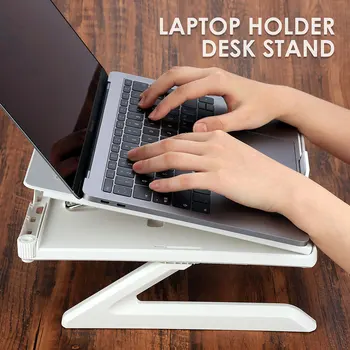 

Stand Holder For MacBook Pro Notebook Tablet 12-17in Devices Portable Adjustable Ergonomic Laptop Stand Riser