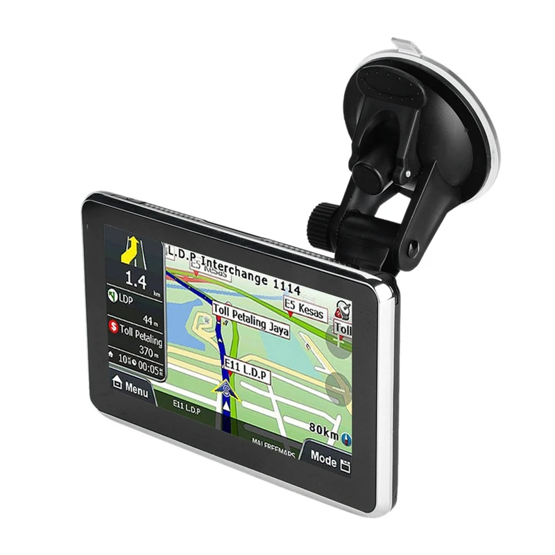 5 дюймов Автомобильный навигатор gps контактный экран навигация голосовой навигатор 256 Мб 8 Гб MP3/MP4 FM