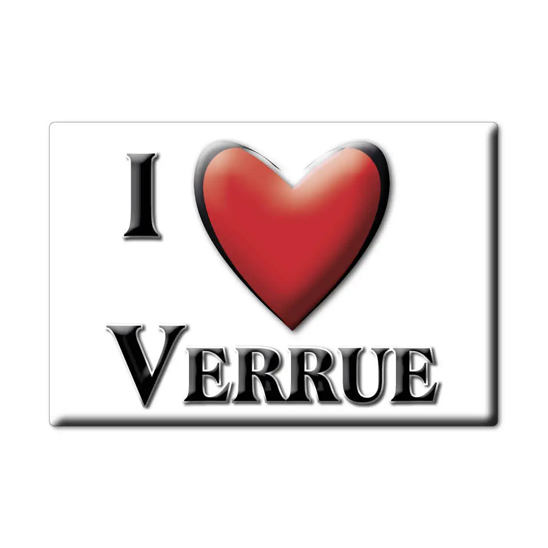 Aimant VERRUE lodestone LANGUEDOC ROUSSILLON (86) France aimant frigo SOUVENIR j'aime cadeau