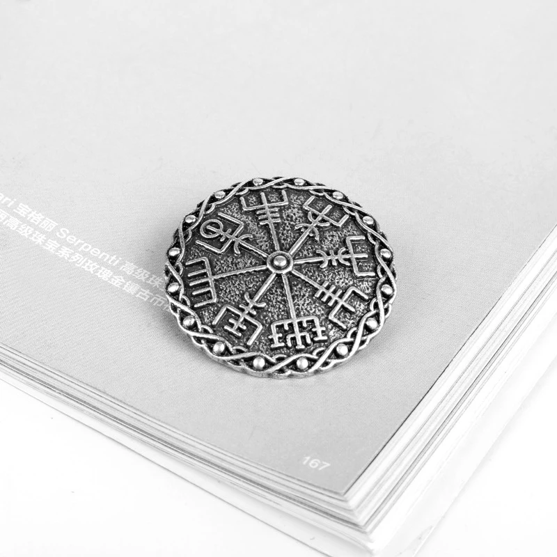 Руны викингов рунические Pin Старший ФУТАРК значок нарядные Волшебные