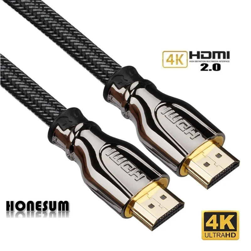 

Honesum HDMI 2.0 Cable switch splitter cable 4k 3D extractor adapter hdmi to hdmi cable for PS3 macbook air LCD tv projector