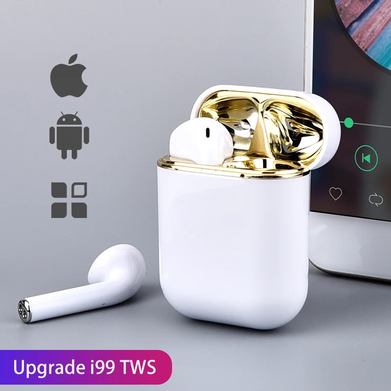 

Wireless Earphones i99 TWS Bluetooth Headsets Earbuds Touch Control for All Smart Phone PK i10 i12 i13 i14 i20 TWS