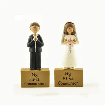 

CHRISTIAN GIFT MY FIRST COMMUNION FIGURINES CHRISTIAN HOME JEWELRY CREATIVE MARRIAGE GIFT ROOM DECORATION ACCESSORIES