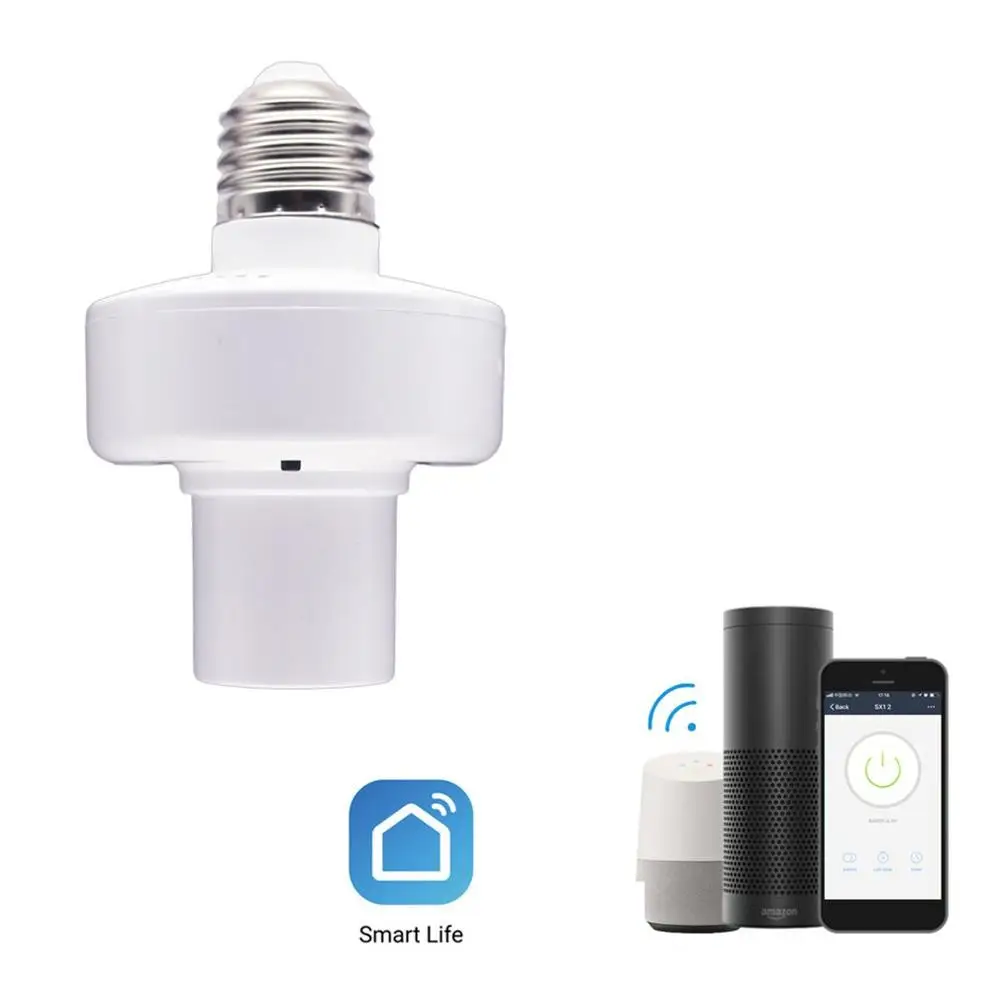E27, WiFi, умный светильник, розетка, умная лампа, головное приложение, голосовое управление, интеллектуальная лампа, головной светильник, лампочка, розетка для эхо для Google