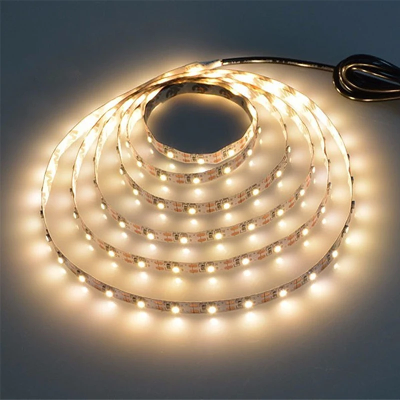 Warm White ТВ СВЕТОДИОДНЫЙ светильник 5 в 2835 USB гибкая лента 0,5 м 1 м 2 м 3 м RGB теплый белый декоративный светильник - Испускаемый цвет: Warm White