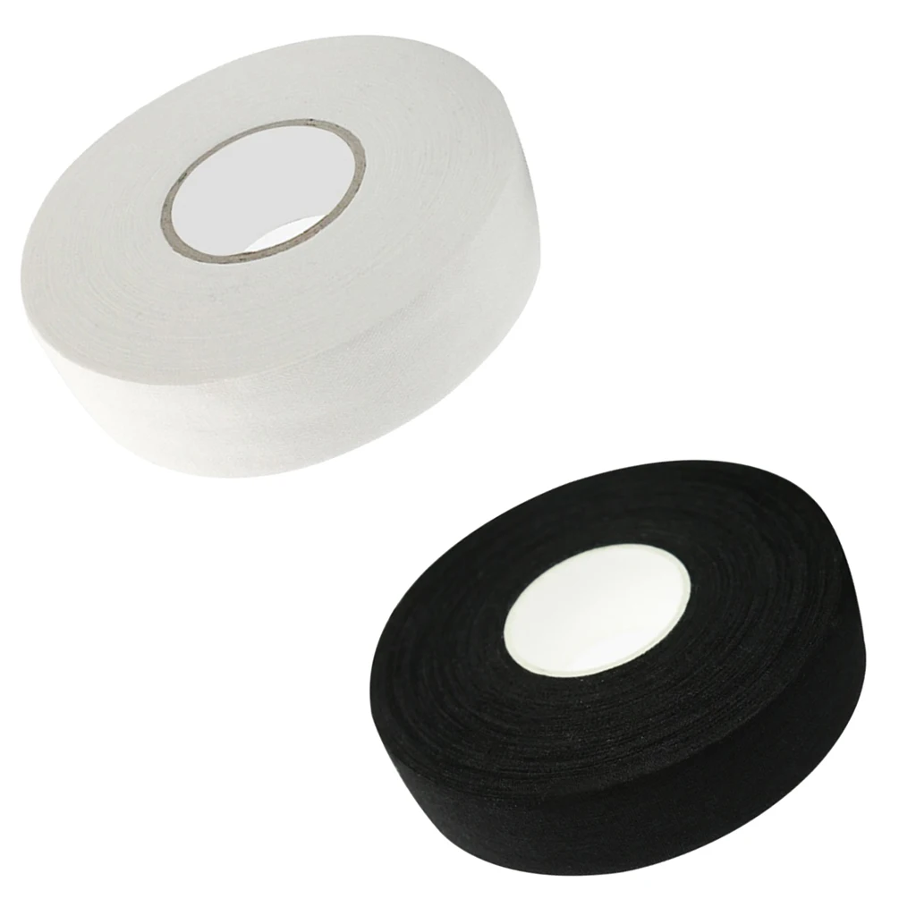 Pack Of 2 Ice Hockey Stick Wrap Cloth Tape 25yds X 1'' Cover Handle Band Guard
