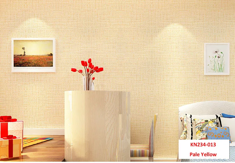 

Pale Yellow,multiple Color Wall Paper Modern Design Wallpaper Roll Home Decor