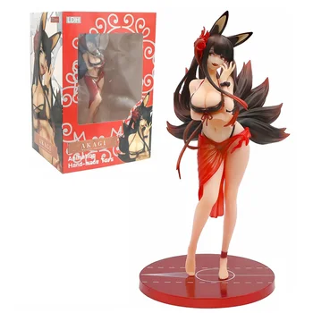 

26 CM NEW Anime Game Azur Lane Akagi Sexy Girls Swimsuit Ver. skytube PVC Action Figure Collection Model Toys Doll Dropshipping