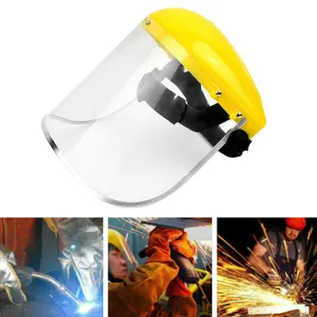 

Protective Safety PVC Face Cover Clear Shield Screen Head-mounted Welding Face Cover To Protect Face Eyes KQS8