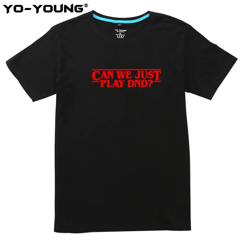 Yo-Young Stranger Things футболка унисекс можно ли просто играть в DND? Повседневные футболки