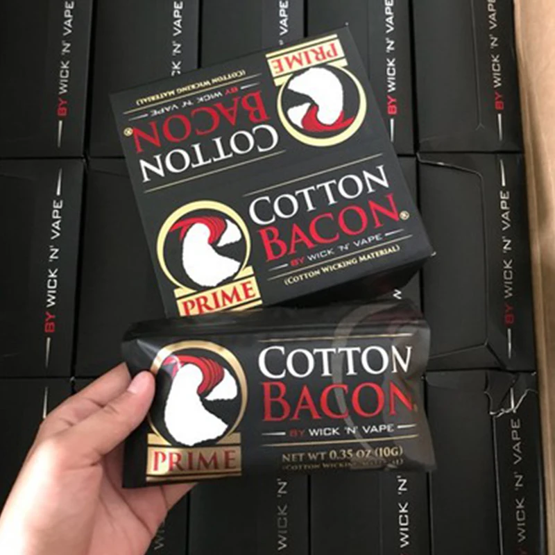 Атомайзер собери сам органический Vape хлопок Золотой/Серебряный версия бекон для RDA RTA атомайзер rdta аксессуары для электронных сигарет