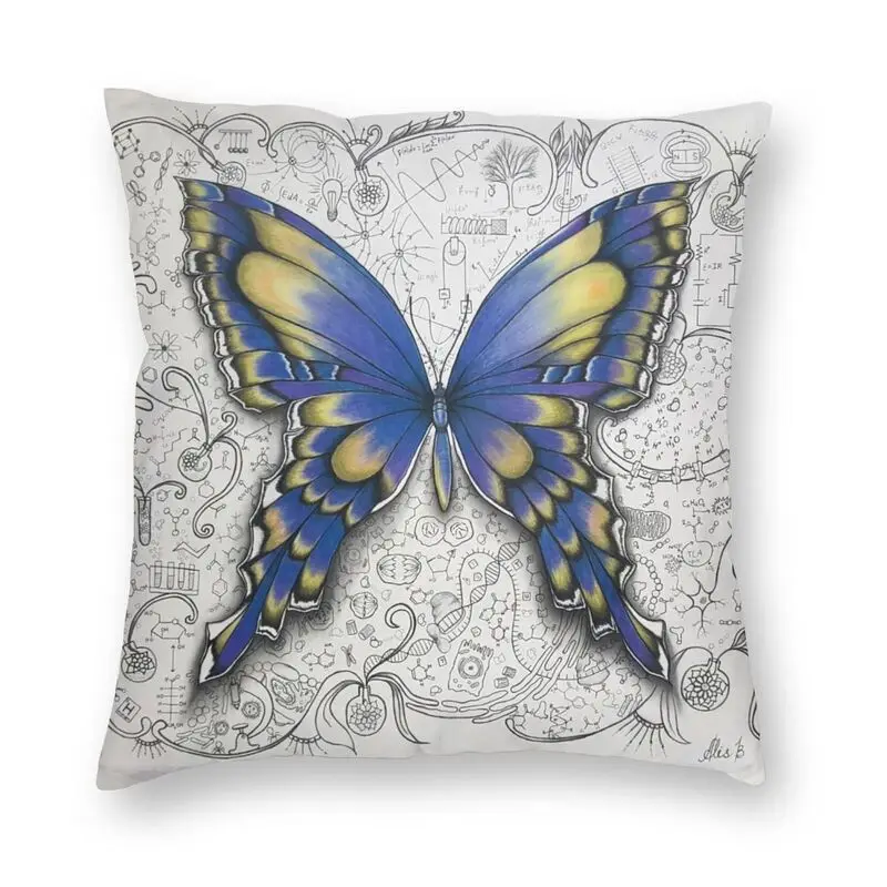 Butterfly Spread Your Wings Cushion Covers Soft Science Biology Throw Pillow Case for Sofa Square Pillowcase Living Room Decor | Дом и сад