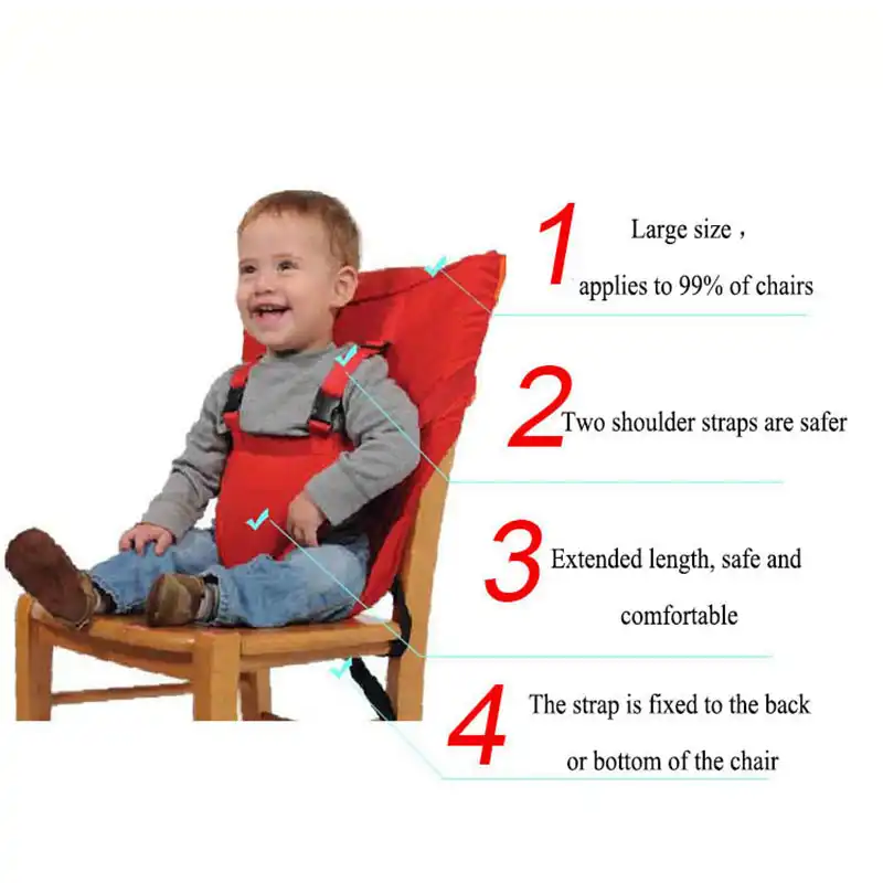 portable baby chair safety harness