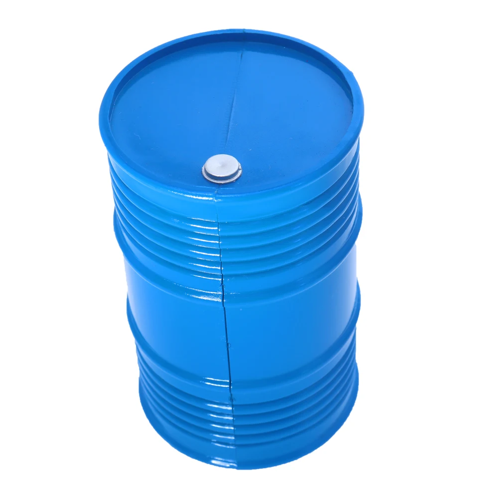 Oil drum (blue) Мини 1:10 RC запчасти и аксессуары украшения для 1/10 Рок Гусеничный автомобиль осевой SCX10 RC4WD D90 D110 CC01 TF2 Traxxas TRX4 TRX-4 - Цвет: Oil drum (blue)
