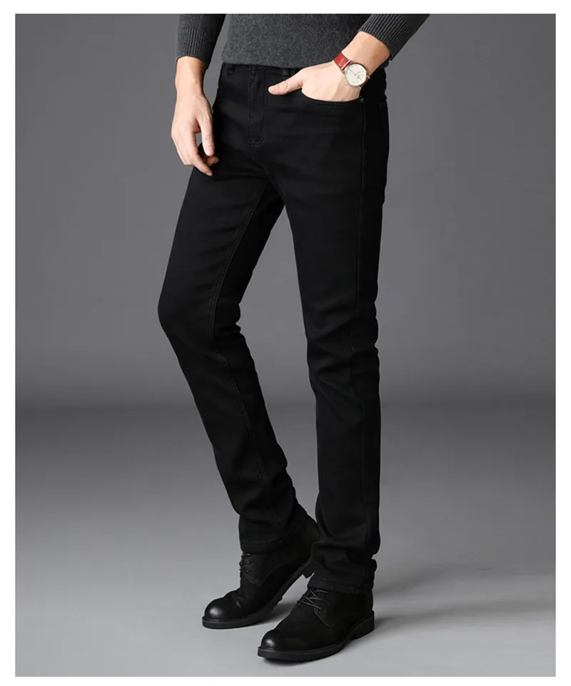 Mens Jeans Brand Black Jeans Pants Men Trousers Skinny Jeans for Men Ripped Jeans for Men Straight Denim Pants Men