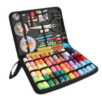

Sewing Kits DIY Multi-Function Sewing Box Set for Hand Quilting Stitching Embroidery Thread Sewing Accessories 195PCS
