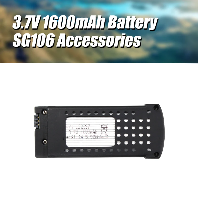 Оригинальный 3 7 V 1600mAh модульный Lipo аккумулятор для SG106 RC Дрон Квадрокоптер
