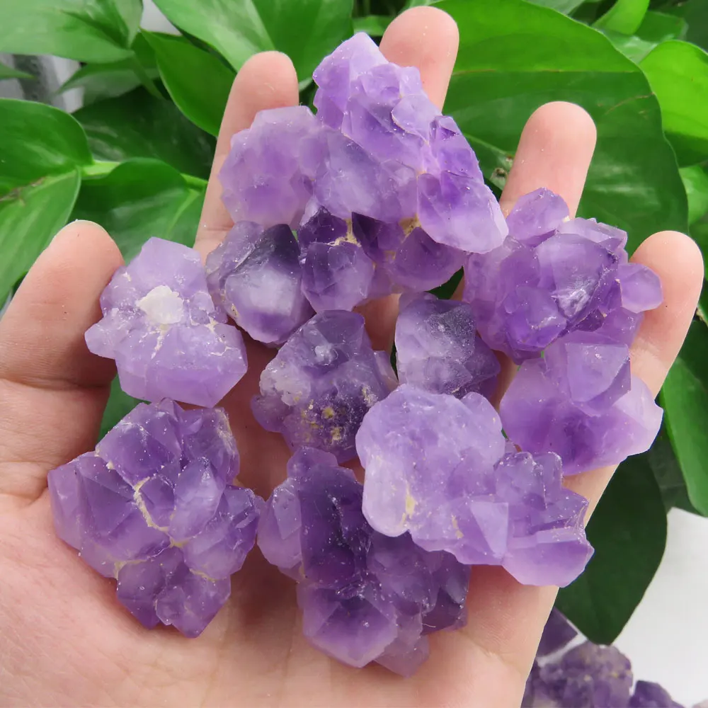 

200g Wholesale Natural Amethyst Multi-Points Clusters Reiki Healing Crystal and Mineral Stones and Specimens