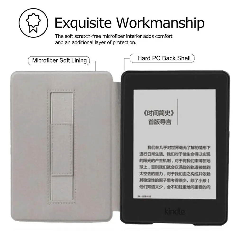 Чехол для Amazon Kindle paperwhite 4 10 го поколения чехол с ремешком на руку детей Магнитный