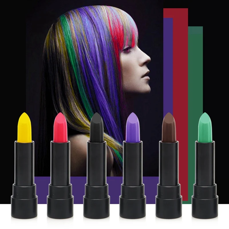 Многоцветный одноразовый крем-краска для волос Косметика для ухода за волосами временные мелки для волос легкий цвет ing Быстросохнущий