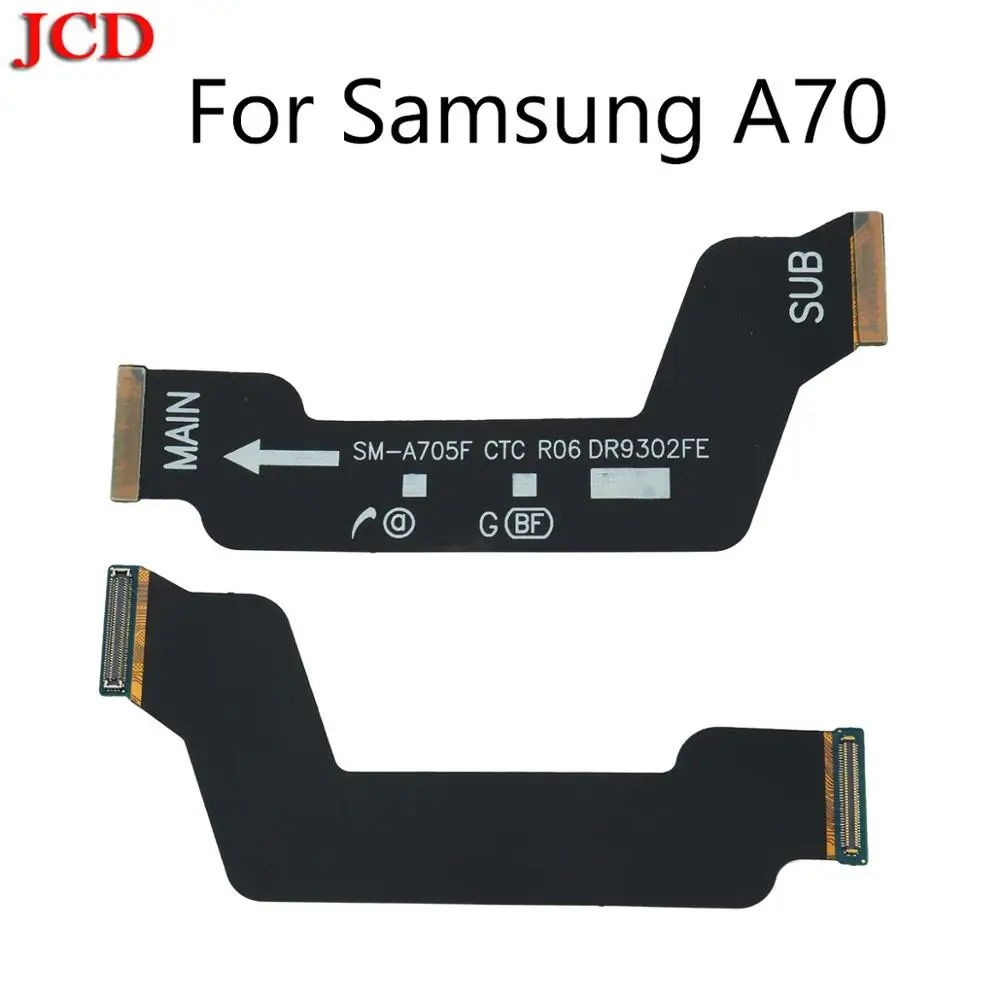 JCD для samsung Galaxy A10 A20 A30 A40 A50 A60 A70 A750 A920 материнская плата разъем ЖК-дисплей USB гибкий кабель - Цвет: For Samsung A70