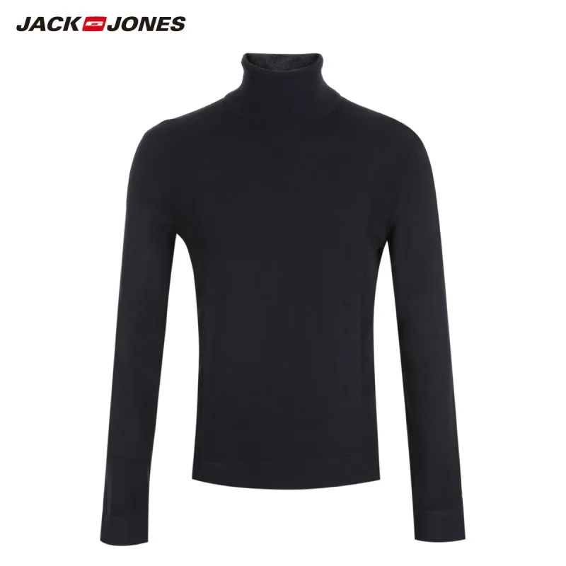 JackJones Men's Wool Turtle Neck Sweater Slim fit Pullover Top Menswear 218324517 JackJones Men's Wool Turtle Neck Sweater Slim fit Pullover Top Menswear 218324517