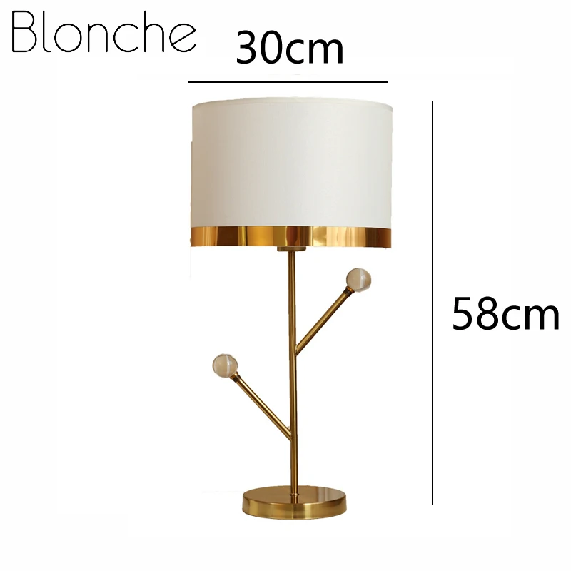 Blonche, Скандинавская настольная лампа, E27, золотые Настольные светильники для дома, спальни, прикроватные, для гостиной, Декор, освещение, металл, железо, художественные светильники