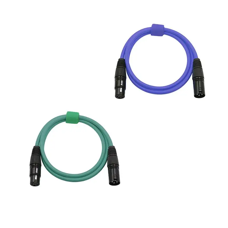2 м DMX512 микрофонный кабель мужчин и женщин XLR ЦВЕТНОЙ кабель инструмент кабель караоке кабель(A