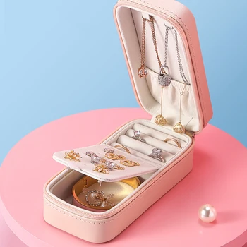 

Ring Bracelet Earring Display Storage Jewelry Box Organizer Drawer Box Case Portable Rectangular Small Jewellery Box for Girls
