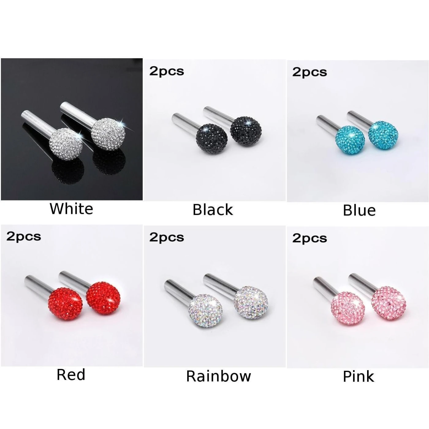 2x4,5 мм кнопки замка для межкомнатной двери, булавки для авто ручки, вытягивающий штифт, обшивка в случайном порядке, отлично подходит для девочек для украшения автомобилей