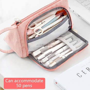 

Big Kawaii Pencil Case Large Capacity Pencilcase School Supplies Stationery