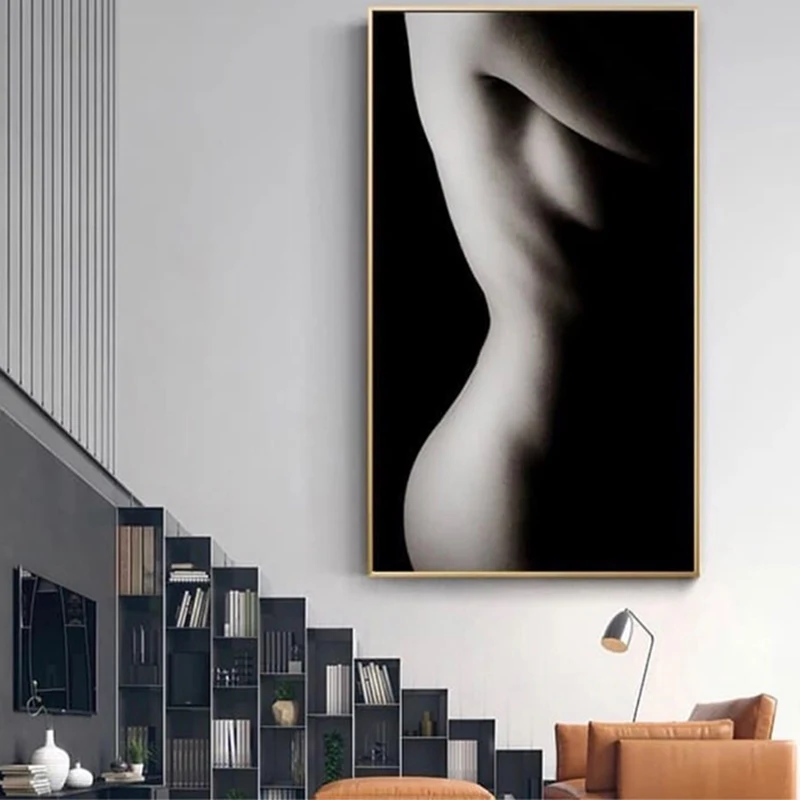 

Abstract Posters and Prints Modern Wall Art Canvas Painting Sexy Nude Woman Wall Pictures for Living Room Cuadros Home Decor