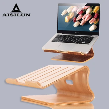 

Laptop Stand For Macbook Pro Notebook Computer Base Laptop Notebook Computer Wooden Notebook Cooling Support Laptop Holder