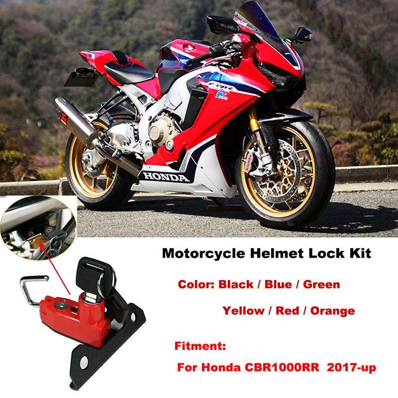 7//8/'/' Motorcycle Helmet Lock Fit Honda CBR1000F  CBR1000RR CBR1100XX CBR125R