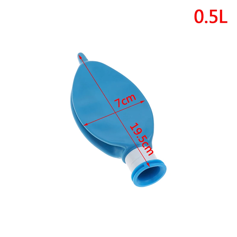 0.5L 1L 2L 3L Анестезия Вентилятор латекс одноразовый дыхательный мешок резервуар мешок Анестезия машина респиратор Sac