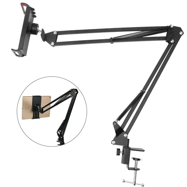 Long arm holder Tripod Table Stand Photography Adjustable With Phone Holder For Tiktok Selfie For tablet