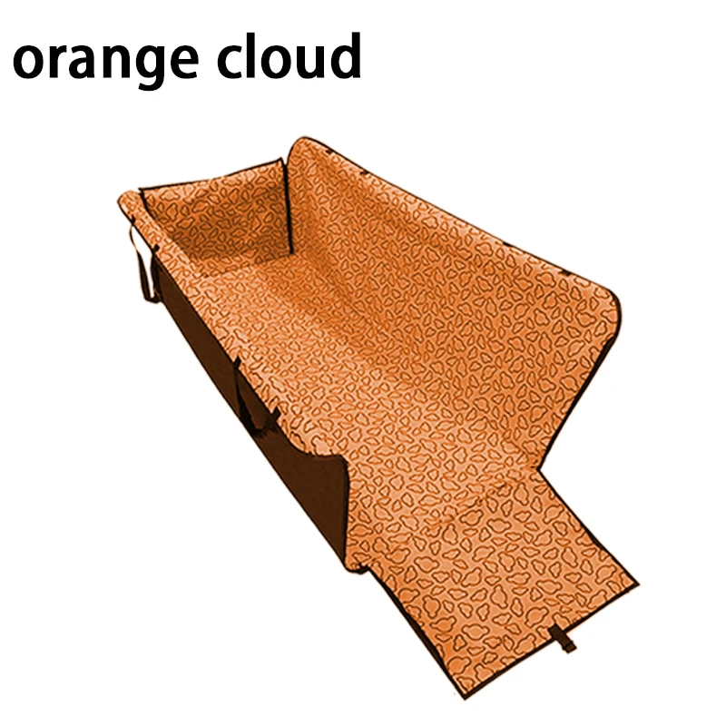 orange Чехол для на автомобильное сиденье для перевозки собак ремень автомобильное сиденье для домашних животных Подушка для собаки заднее сиденье коврик водонепроницаемый переноска для домашних животных автомобиль Гамак Подушка Перевозчик протектор - Цвет: orange