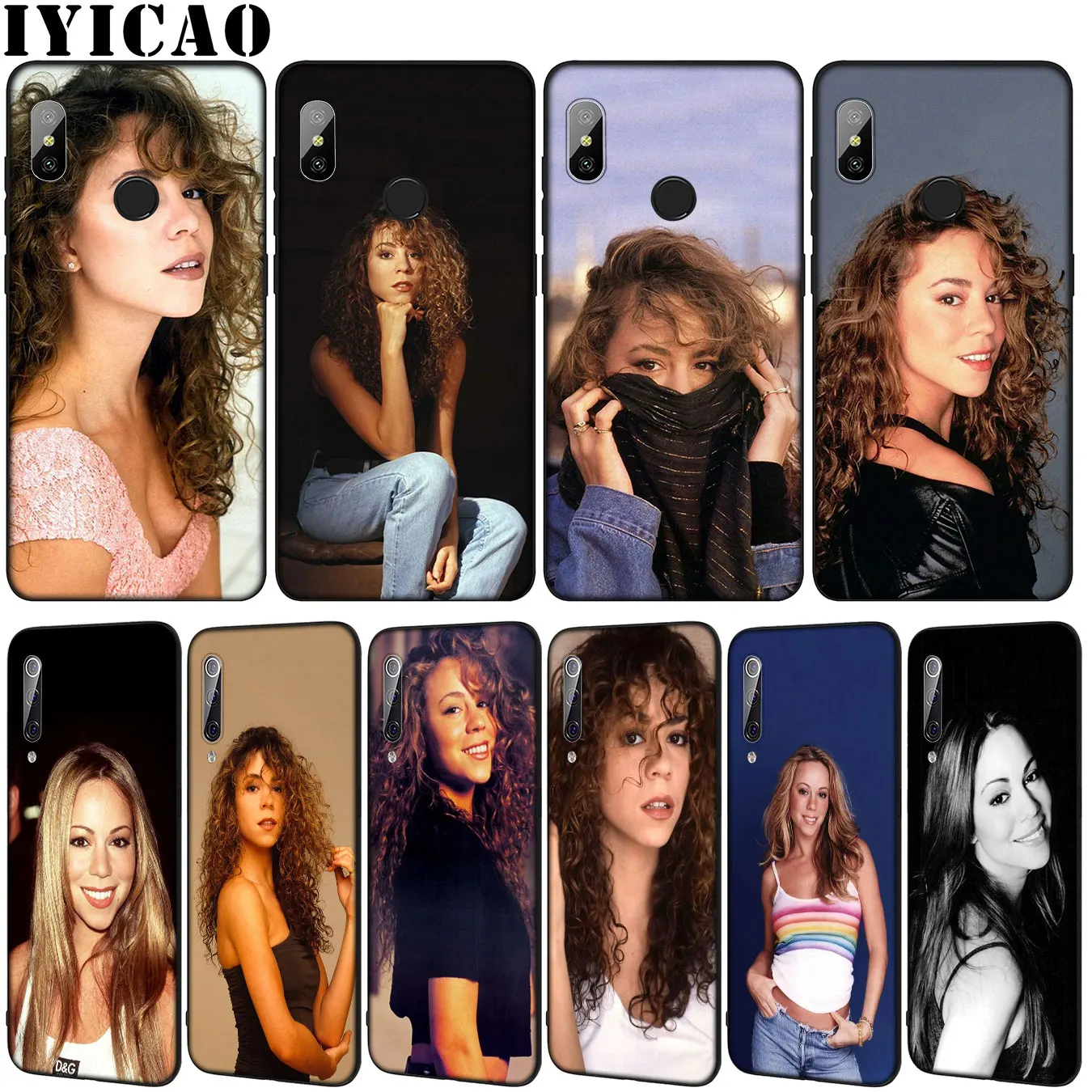IYICAO mariah carey Soft Silicone Phone Case for Xiaomi Mi 10 9 9T A3 Pro 8 SE A2 Lite A1 6 CC9 CC9E pocophone f1 Mi10 | Мобильные