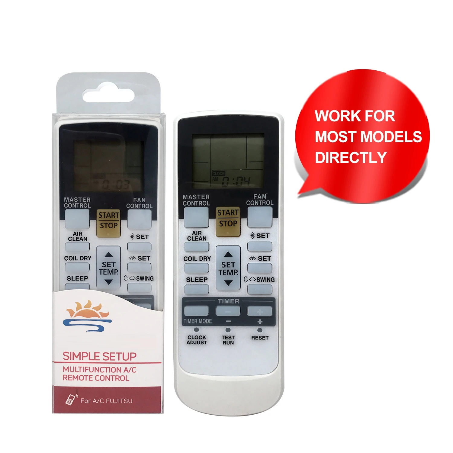 Универсальный пульт дистанционного управления для кондиционера Fujitsu |