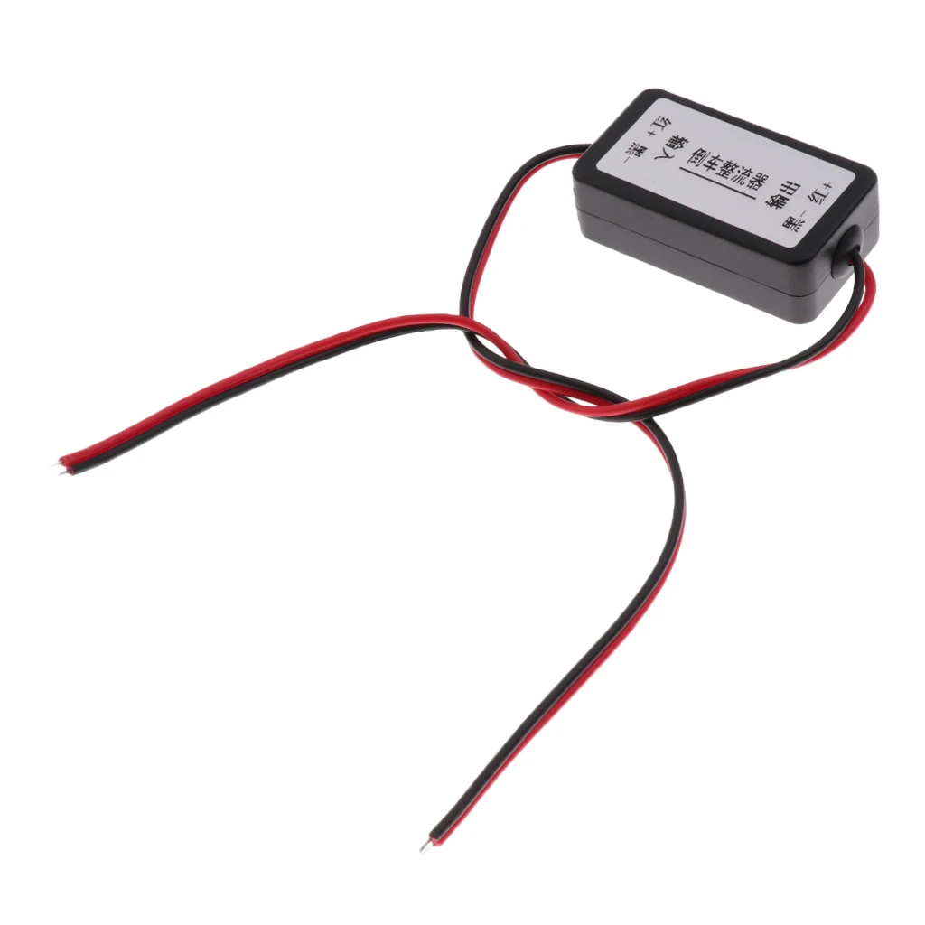 Durable 12V DC Car Truck Backup Rear View Camera Power Relay Filter Capacitor