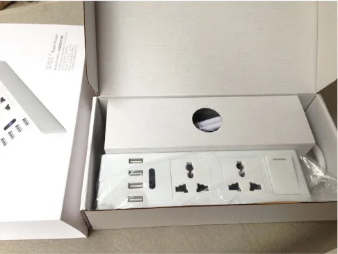 Sale with USB Power Supply Socket Smart Identification Europe And America English Australian Standard USB Power Strip Apple Andr