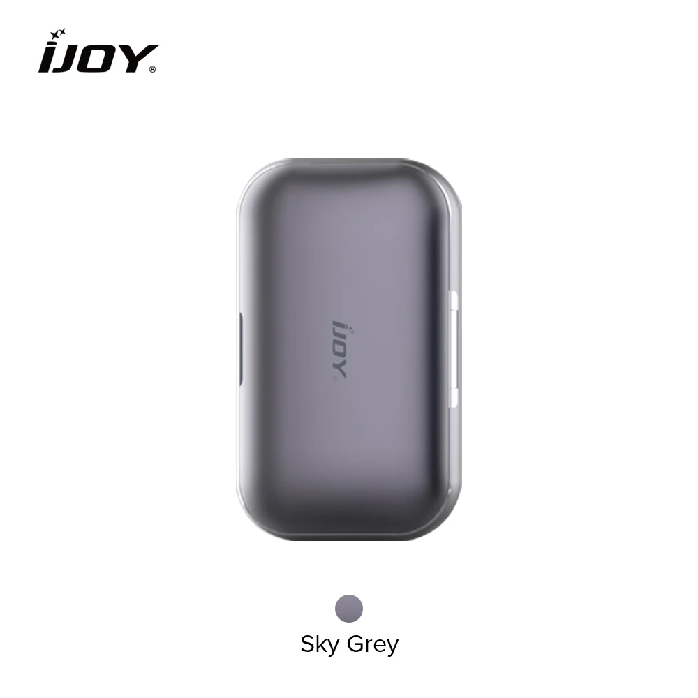 Sky Grey IJOY Mipo PCC Vape Kit 200 мАч встроенный аккумулятор 1000 мАч Зарядное устройство 1,4 Ом хлопок мл емкость электронная сигарета - Цвет: Sky Grey