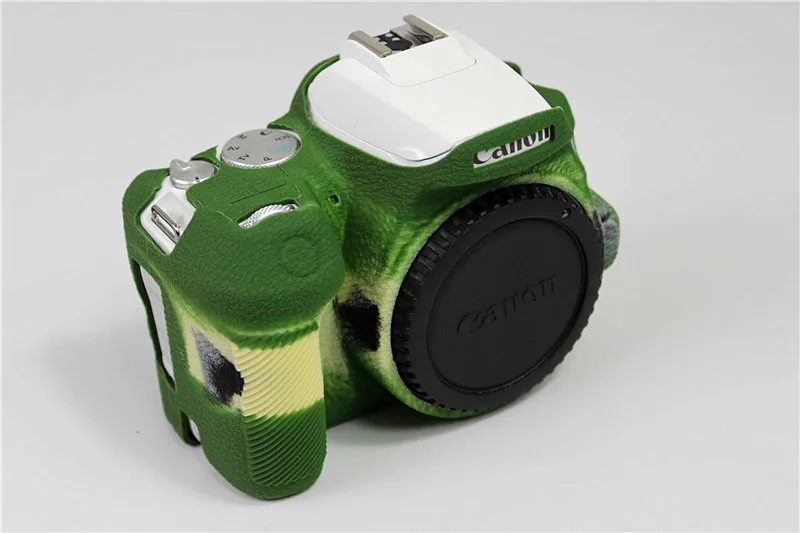 Резиновый силиконовый чехол для Canon EOS 200D 200DII 250D Kiss X9 X10 Rebel SL2 SL3 защитная рамка для камеры