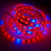 

5m DC12V Phyto Lamps Full Spectrum LED Strip Light 60leds/m SMD 5050 LED Fitolampy Grow Lights For Greenhouse Hydroponic plant