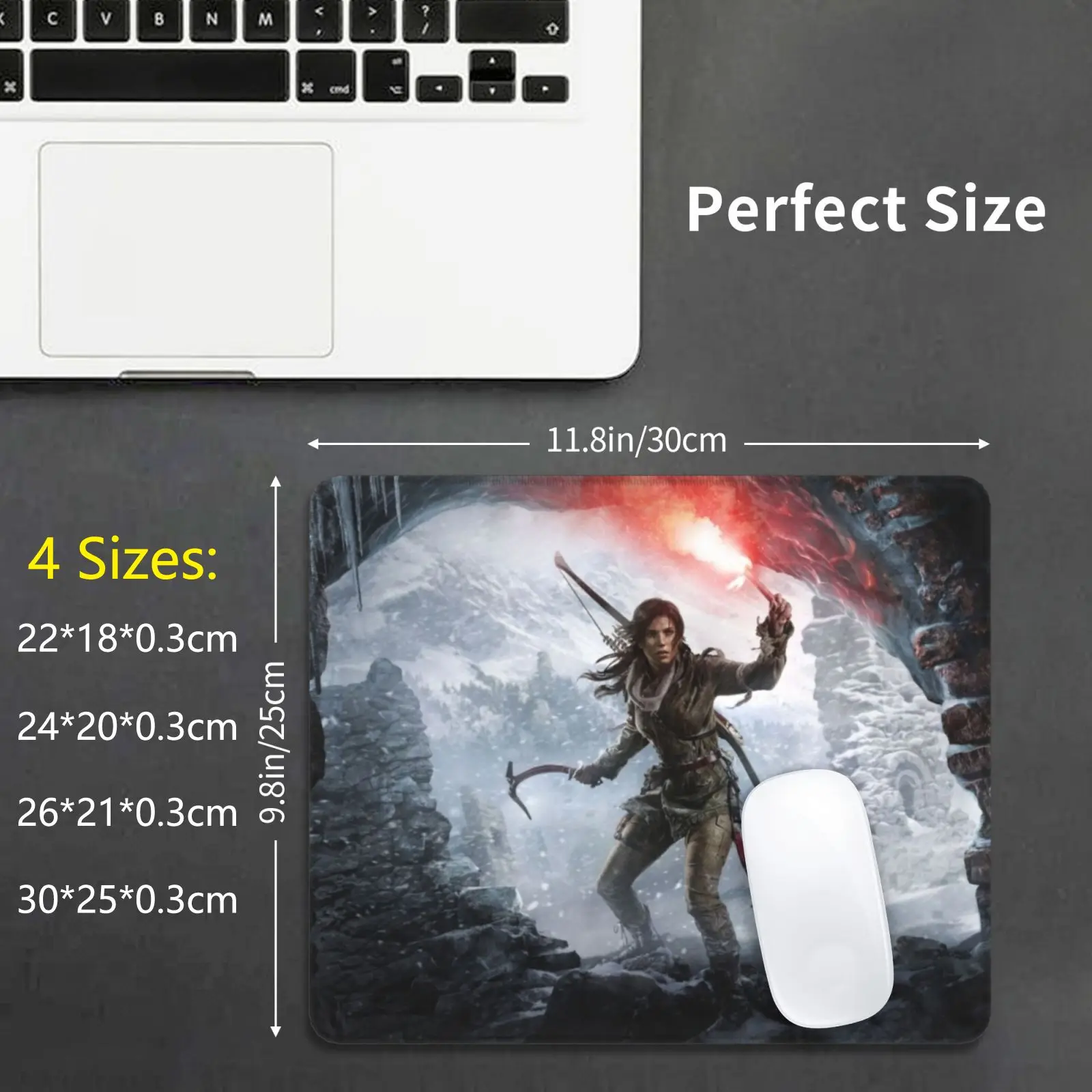Rise Of The Tomb Raider Mouse Pad 231 Gamer Girls Videogioco Fanatici Tomb Raider Definitivo