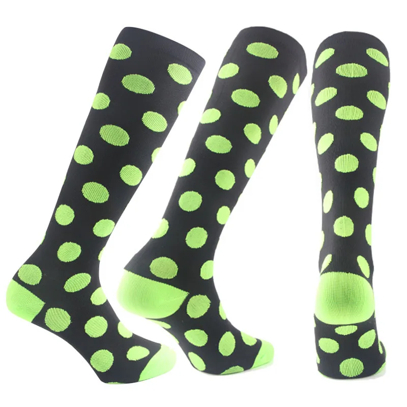 Anti Fatigue Men Compression Socks Crossfit Socks For Sports , Varicose Veins, Travel Compression Running High Stockings