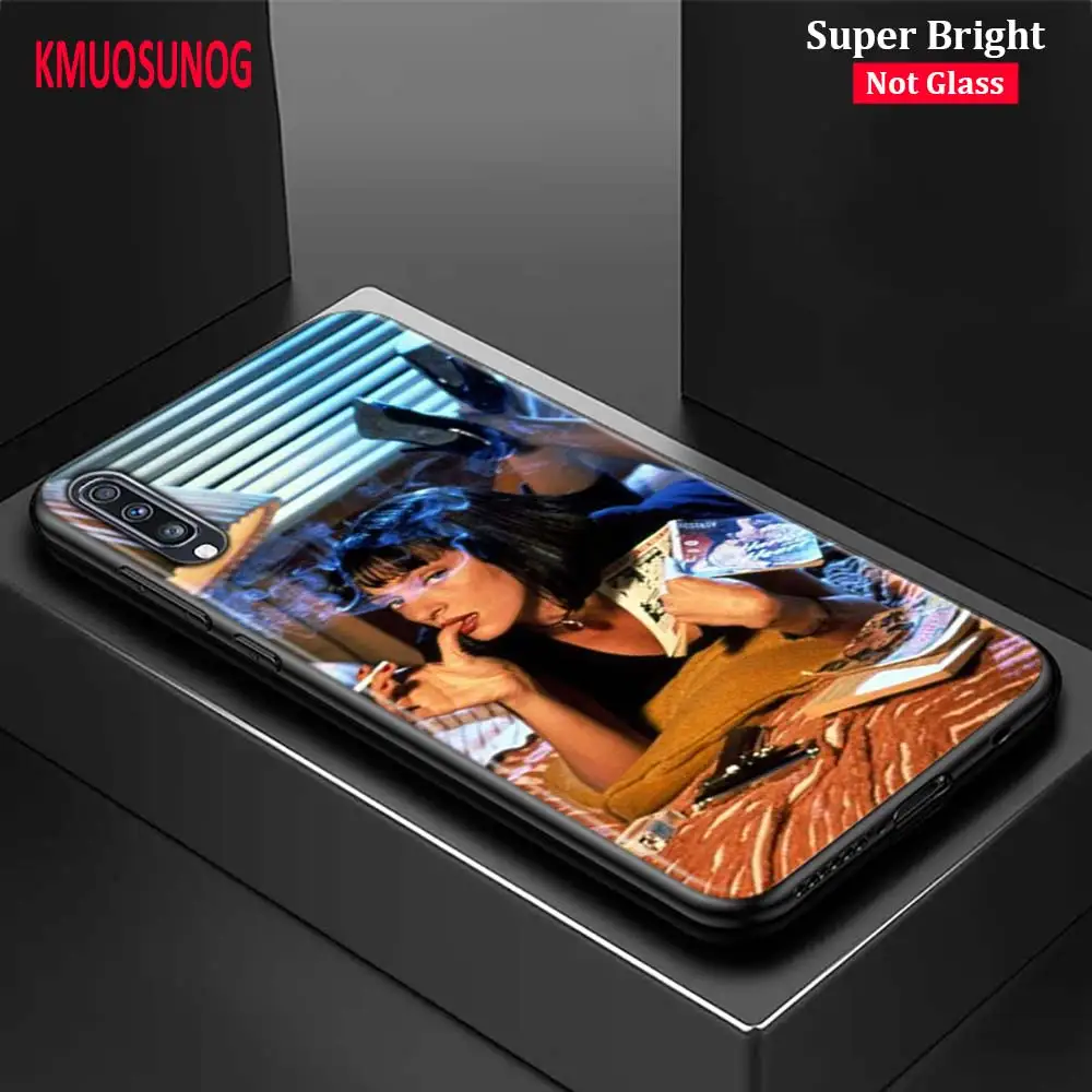

Black Cover PULP FICTION for Samsung Galaxy A70 A90 A80 A60 A50 A40 A30S A20E A20S A10 Phone Case