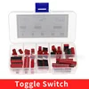 40pcs/lot Dip Switch Kit In Box 1 2 3 4 6 8 10 12 Way 2.54mm Toggle Switch Red Snap Switches Mixed Kit Each 5pcs Combination Set ► Photo 1/5