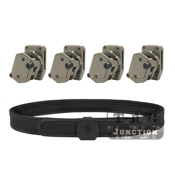 

IPSC USPSA IDPA 1.5" Shooting Inner & Outer Belt Competition High Speed 4x Multi-Angle Speed Pistol Magazine Pouch Mag Holster