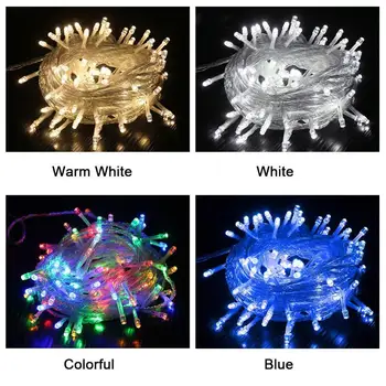 

Christmas Outdoor Christmas Lights Led String Lights 100M 10M Fairy Lights Holiday Lights Lighting Tree Garland